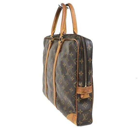 LOUIS VUITTON Porte Documents Voyage Briefcase Hand Bag Monogram - Picture 2 of 14